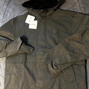 CALVIN KLEIN DARK GREEN HOODIE JACKET SIZE M MEN NWT $189.00